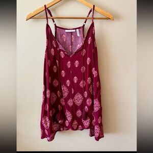 Boho Sleeveless Top with Tassel Ties